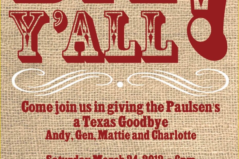 Farewell Party Invitation Template Free Of Going Away Party Invitation