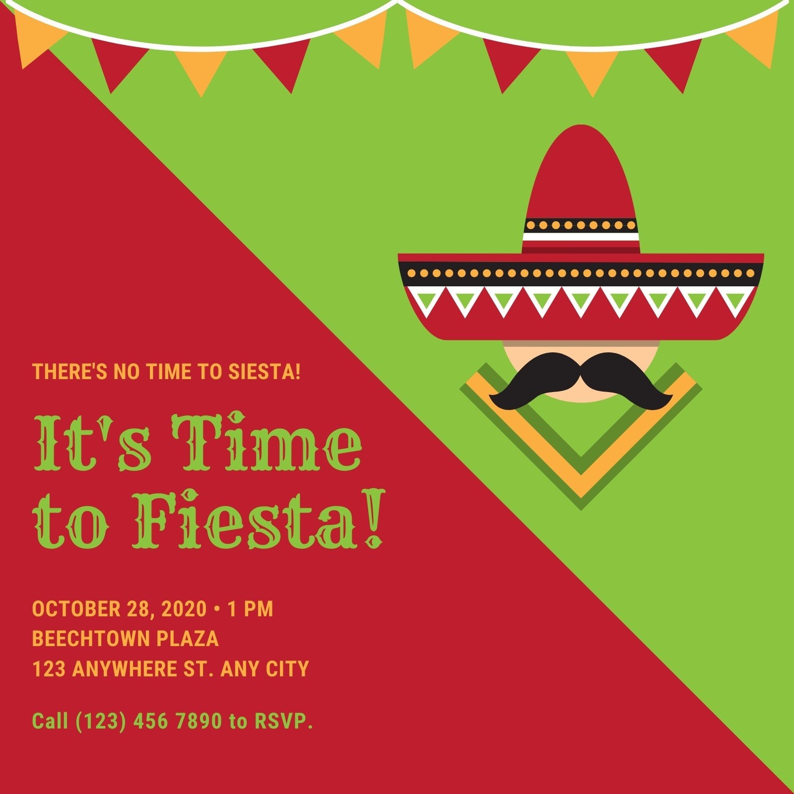 Fiesta Invitation Template