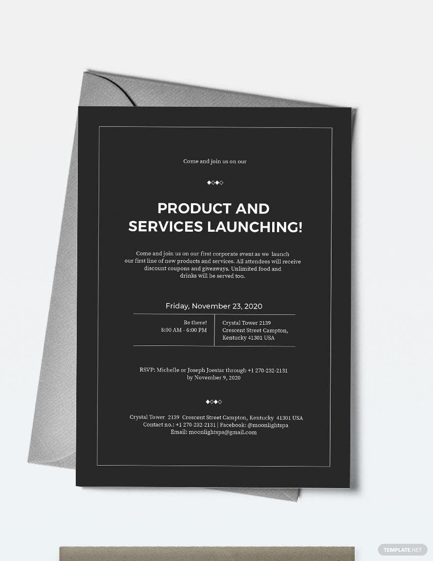 Formal Debut Invitation Template In Publisher PSD Word Pages 