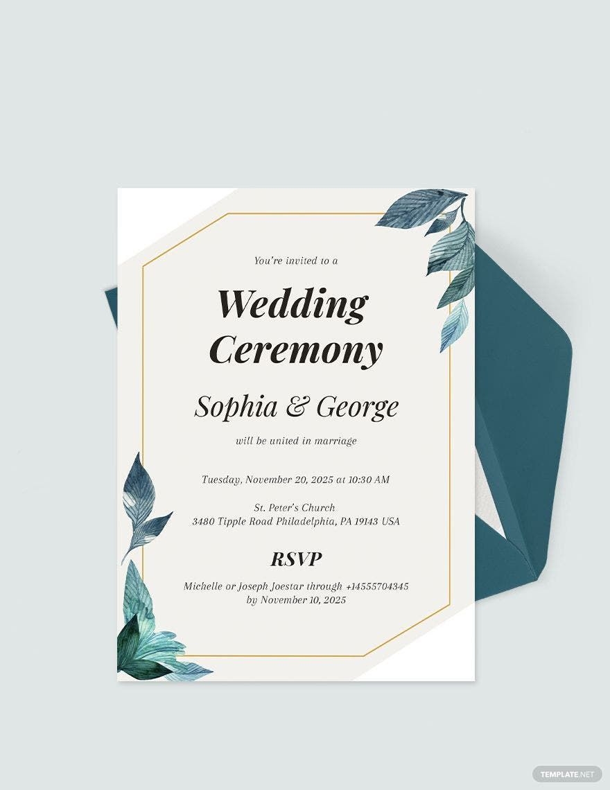 Formal Wedding Invitation Template Download In Word Google Docs 