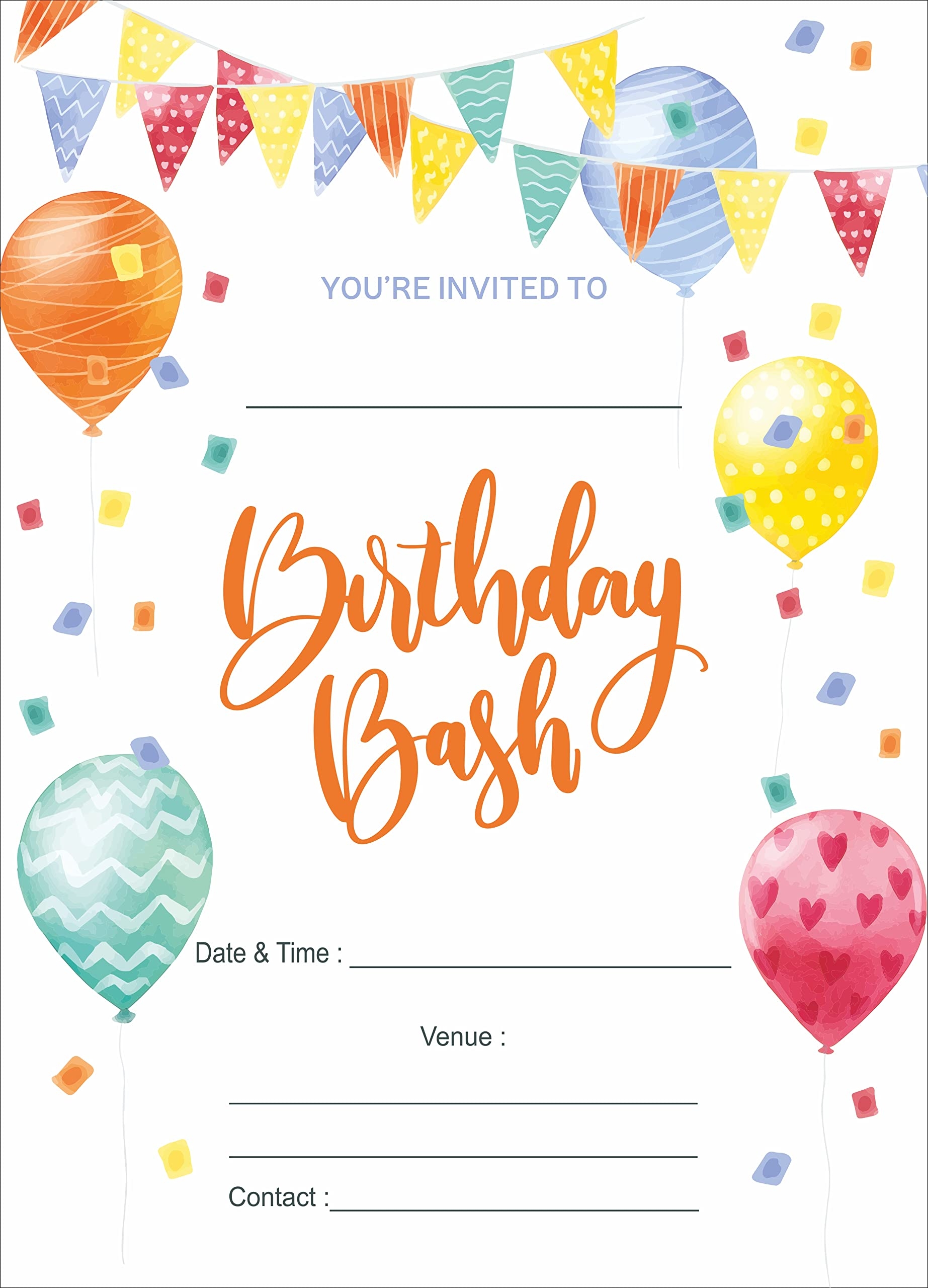 Free And Printable Birthday Invitation Templates Canva 42 OFF