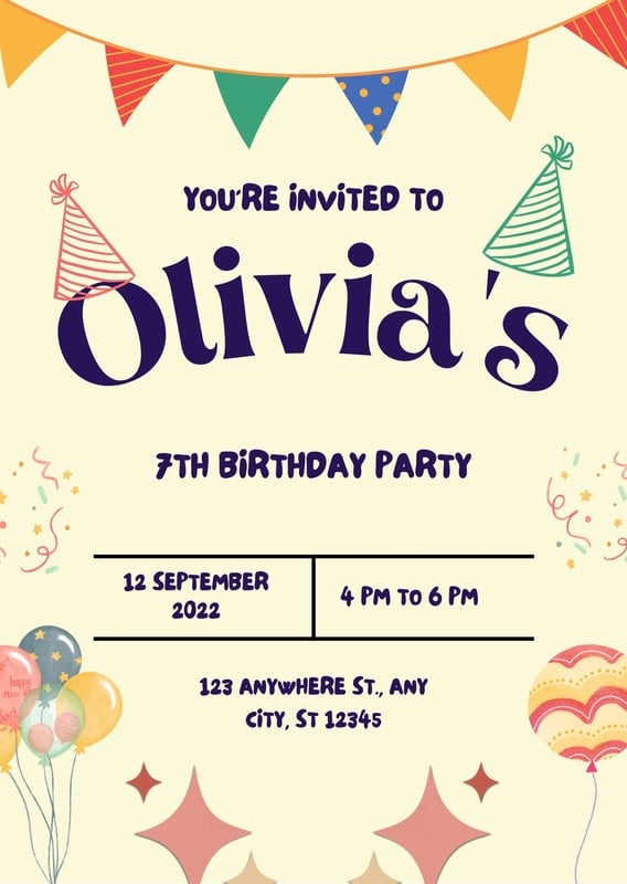 Free And Printable Birthday Invitation Templates Canva 46 OFF