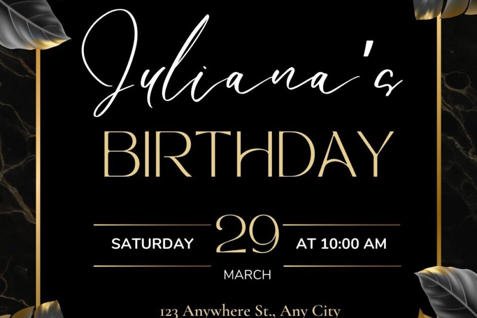 Free And Printable Birthday Invitation Templates Canva 56 OFF