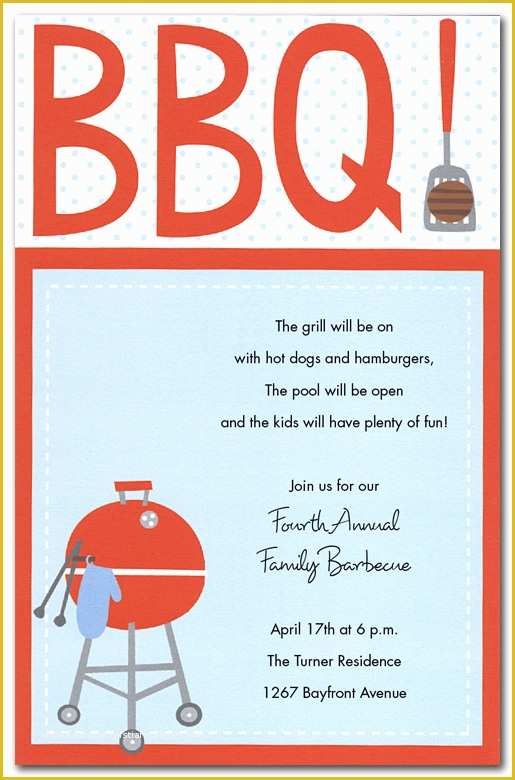 Free Bbq Invitation Template Of 17 Barbecue Invitation Templates Free 