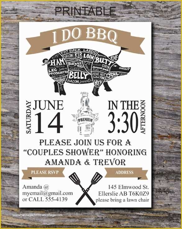 Free Bbq Invitation Template Of 50 Bbq Invitation Templates 