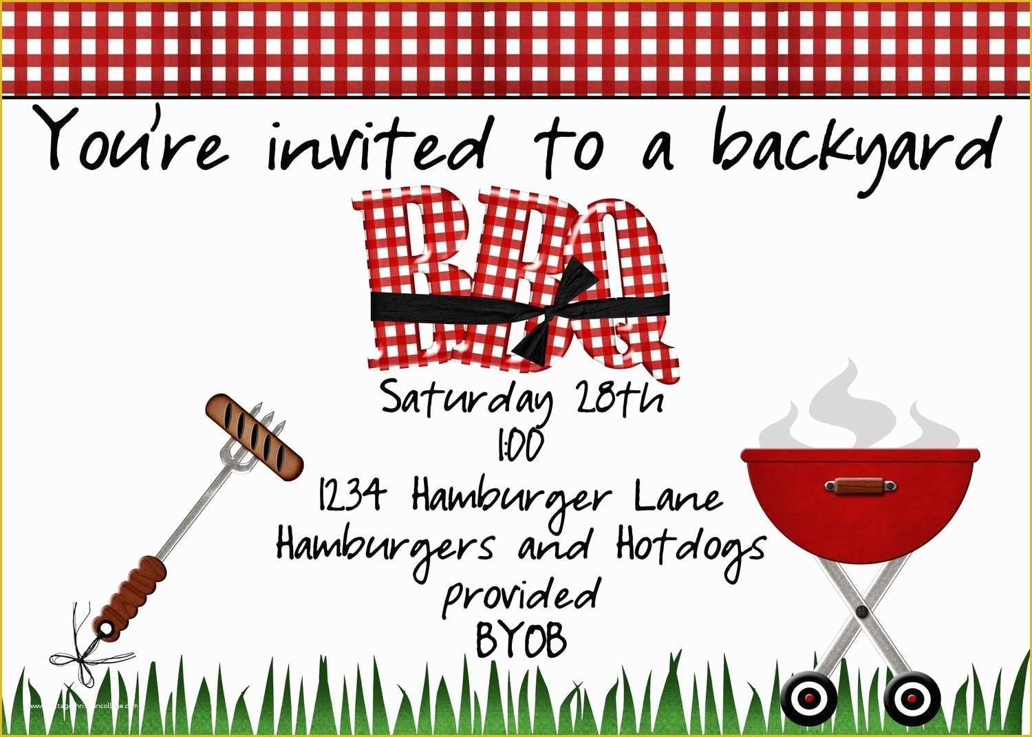 Free Bbq Invitation Template Of Backyard Bbq Invitation By Free Bbq Invitation Template Of Backyard Bbq Invitation By