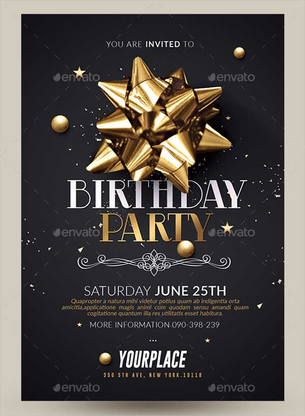 Free Birthday Party Invitation Templates Word Template