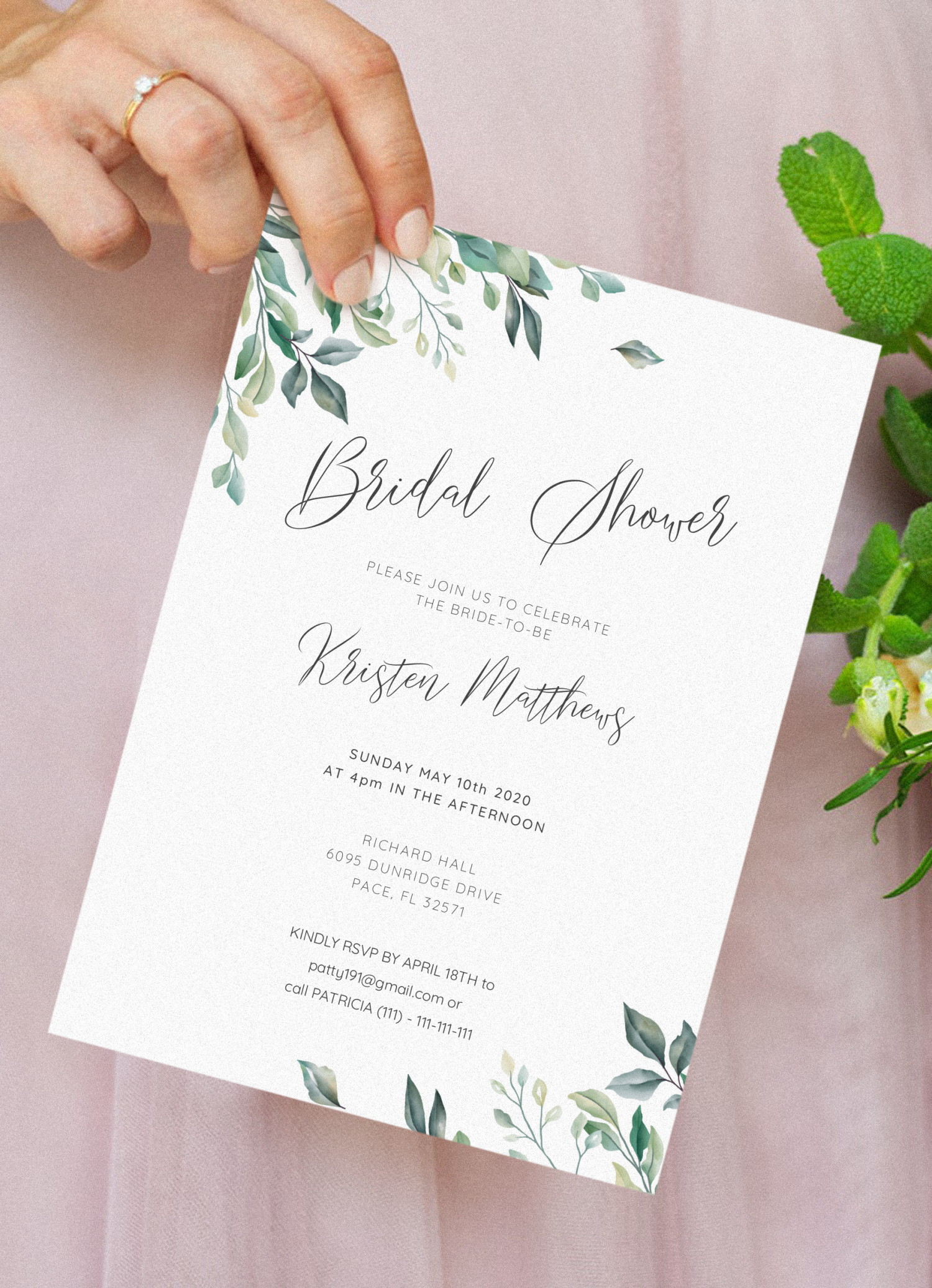 Free Bridal Shower Invitation Templates