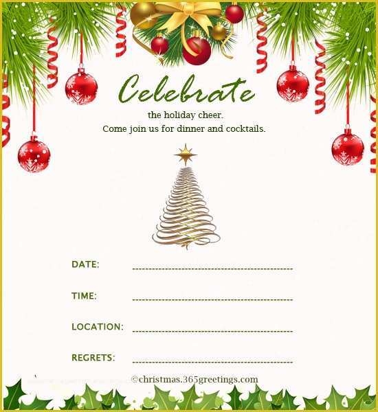 Free Christmas Invitation Templates Word Of Printable Christmas Borders 