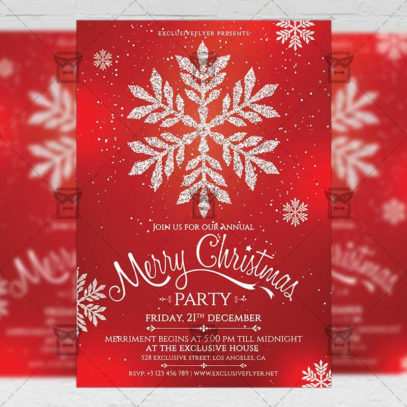 Free Christmas Invitations Templates