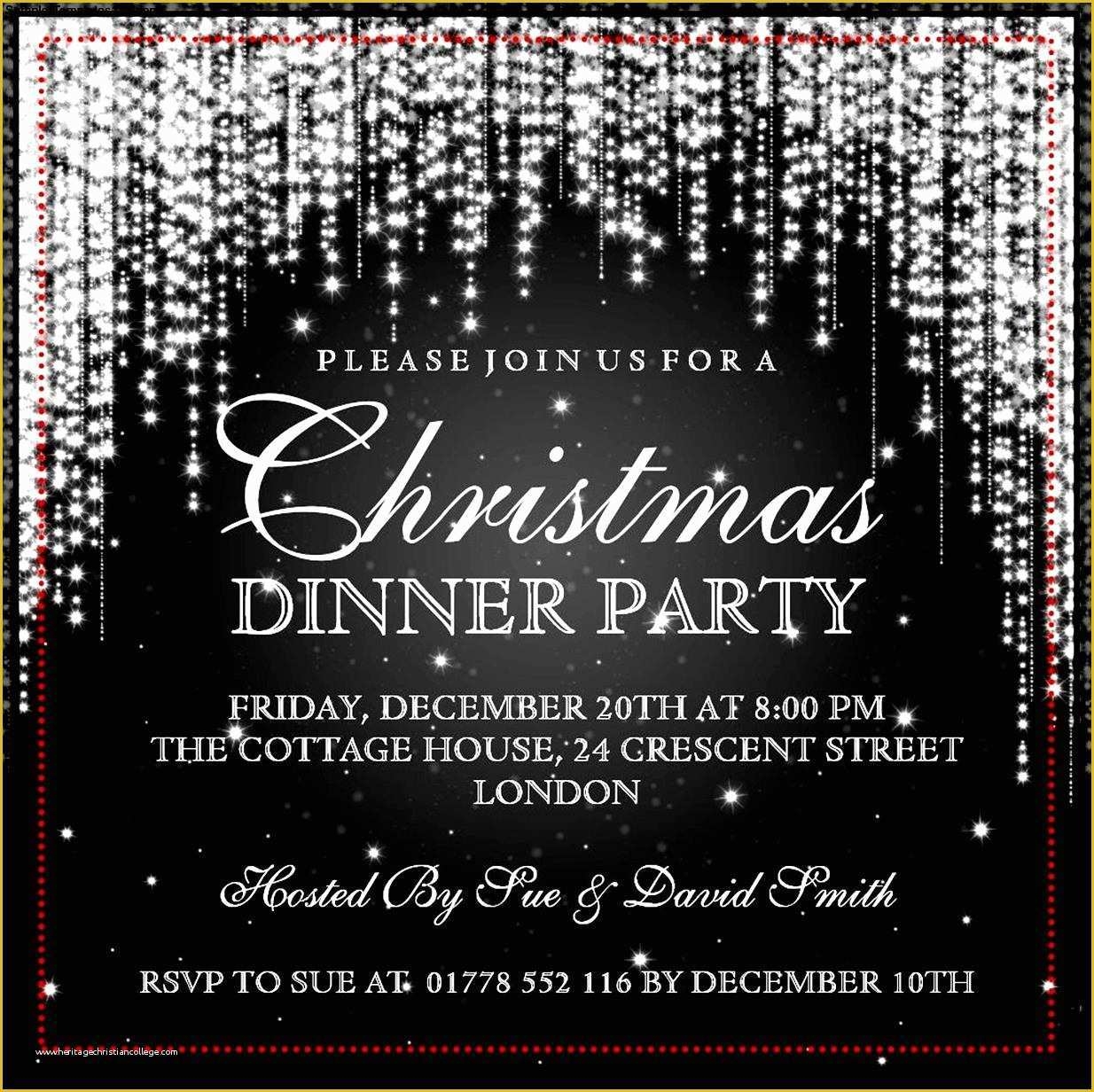 Free Christmas Party Invitation Templates Of Christmas Invitation 