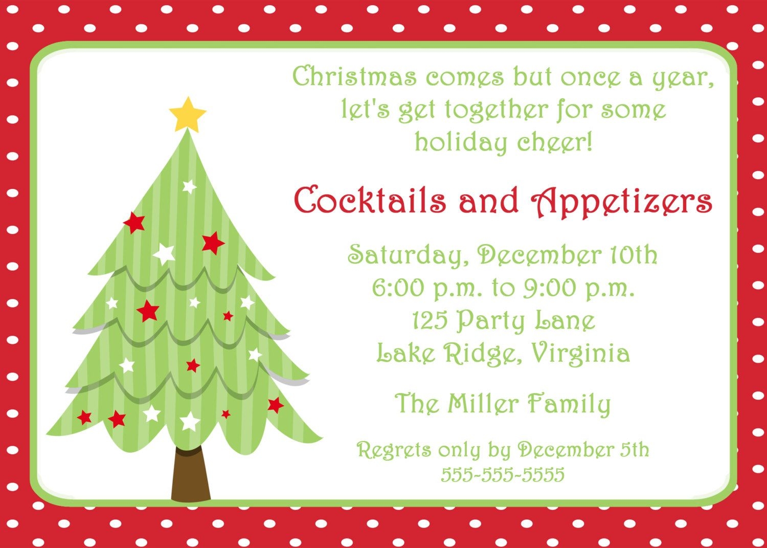 Free Christmas Party Invitation Templates Spread The Word About Your 