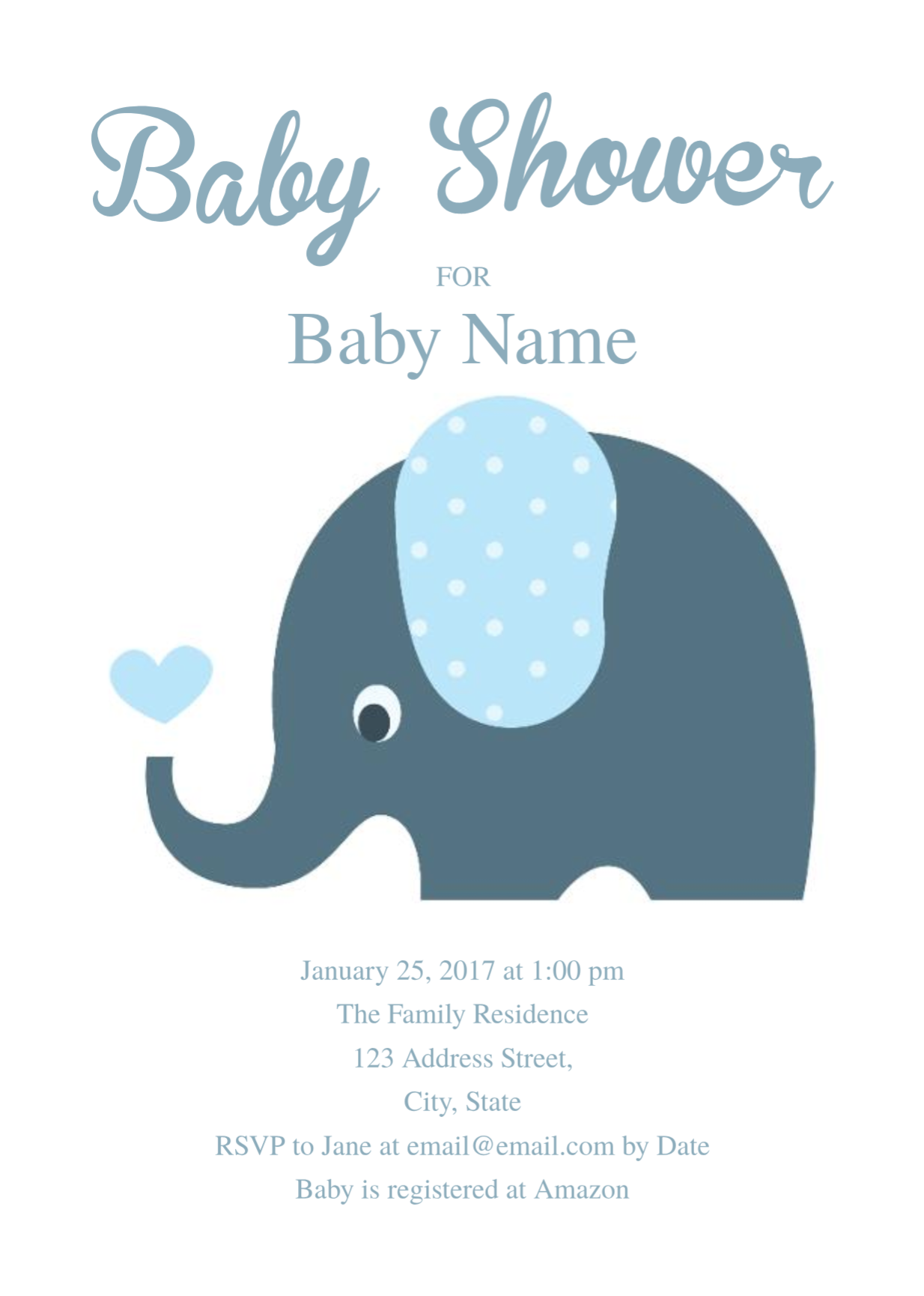 Free Digital Baby Shower Invitations 50 Off Unlimited Holiday Cards 