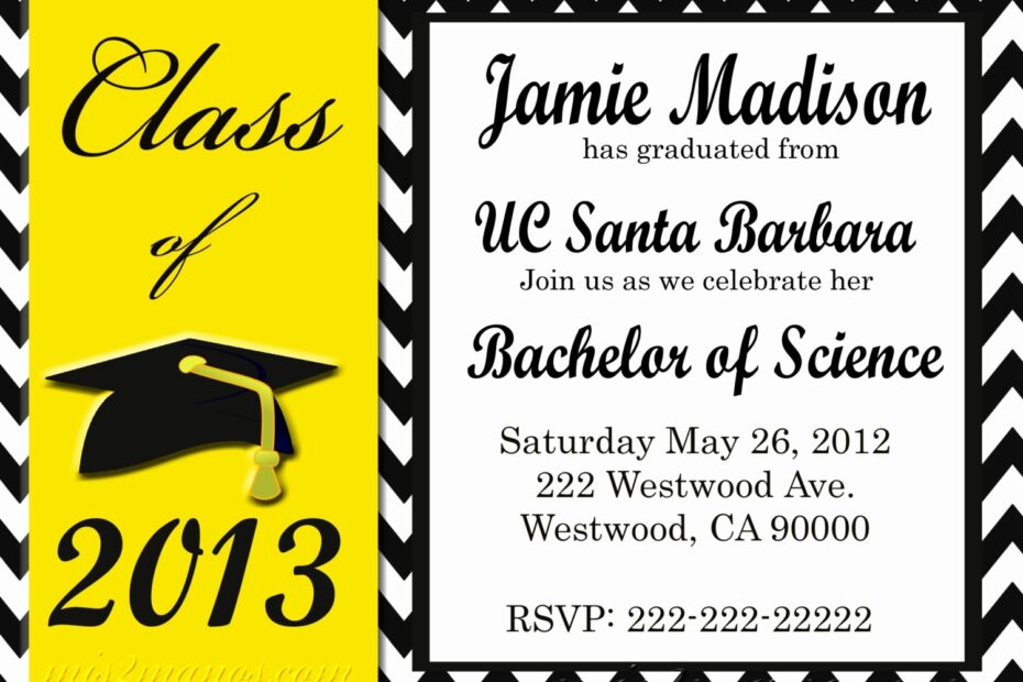 Free Downloadable Graduation Invitation Templates Luxury Graduation