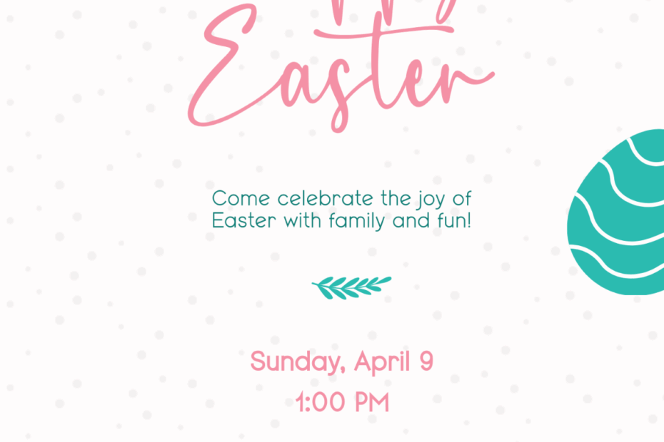 Free Easter Invitation 2025 Templates To Edit Online