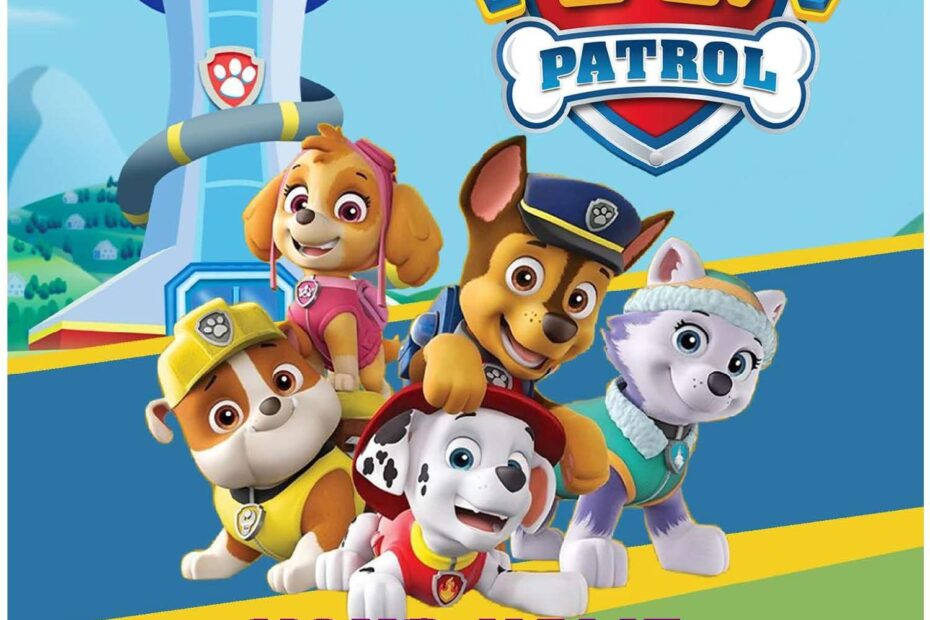 Free Editable PDF Ultimate PAW Patrol Team Birthday Invitation Templates