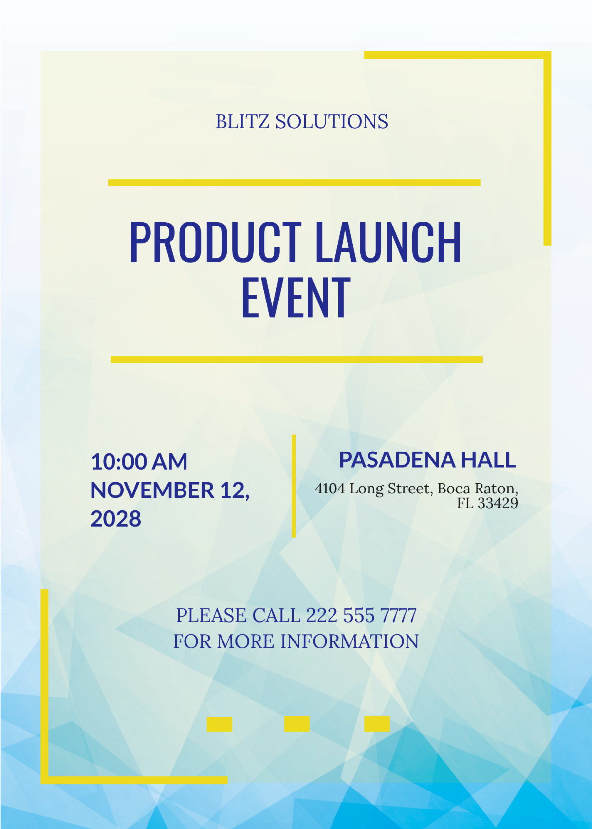 Free Event Invitation Template To Edit Online