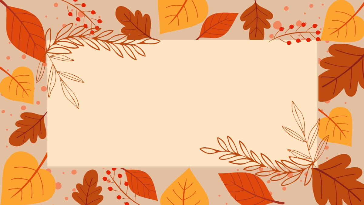 Free Fall Invitation Background Template To Edit Online