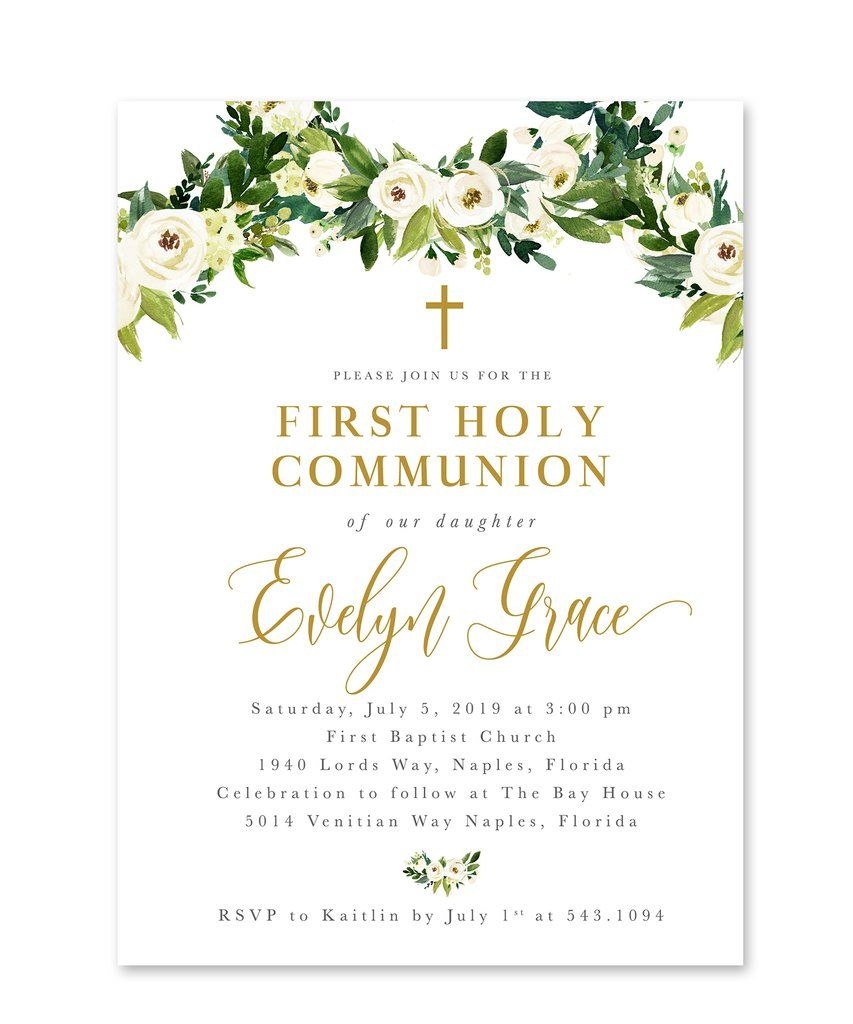 Free First Holy Communion Invitations Templates Wepik 42 OFF
