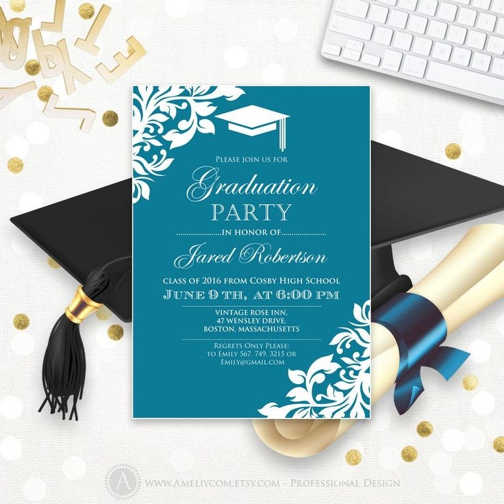 Free Grad Party Invitation Templates Printable Gra Free Printable 