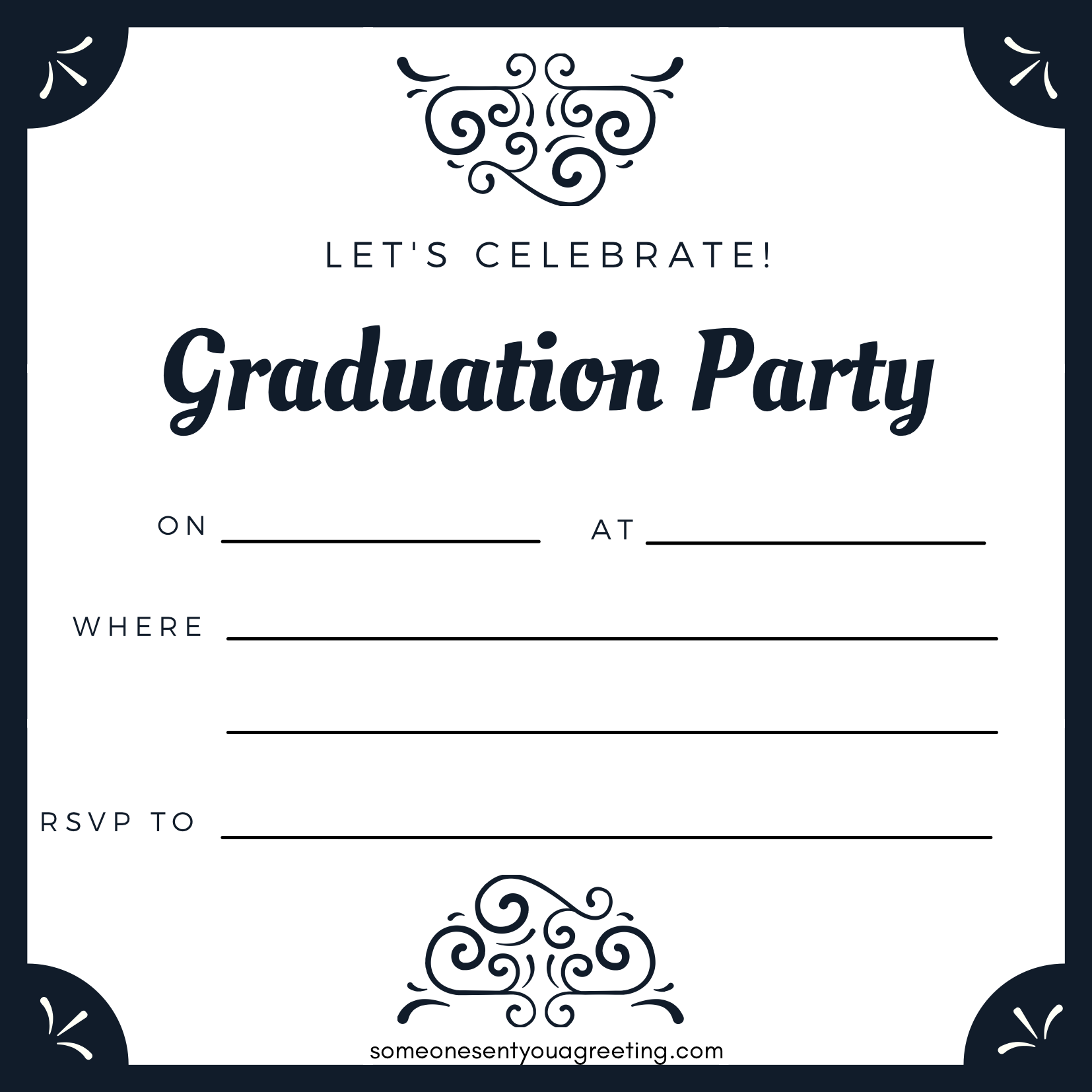 Free Graduation Invitation Templates For Word KAESG BLOG
