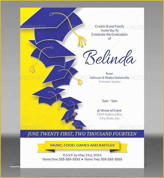 Free Graduation Invitation Templates For Word Of 18 New College 