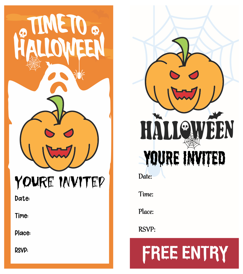 Free Halloween Invitations Templates