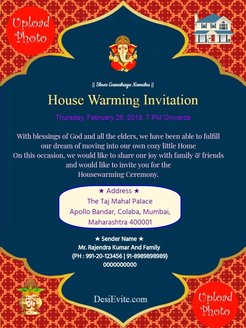 Free Housewarming Invitation Card Template Sarseh