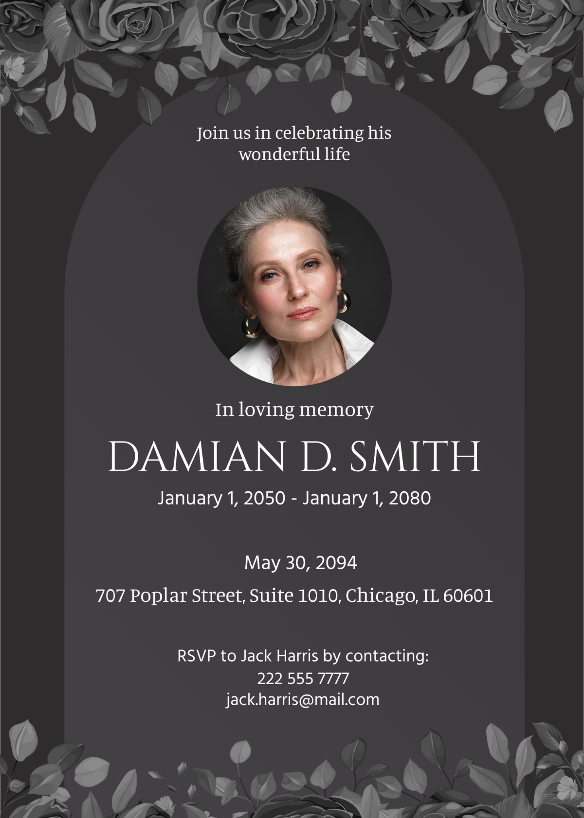 Free Instagram Funeral Invitation Template To Edit Online Free Instagram Funeral Invitation Template To Edit Online