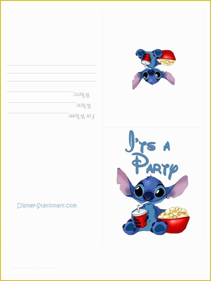 Free Lilo And Stitch Invitation Template Of Lilo And Stitch Invitations Free Lilo And Stitch Invitation Template Of Lilo And Stitch Invitations