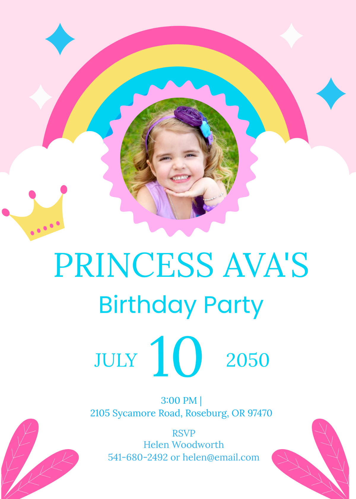 Free Moana Birthday Invitation Template To Edit Online