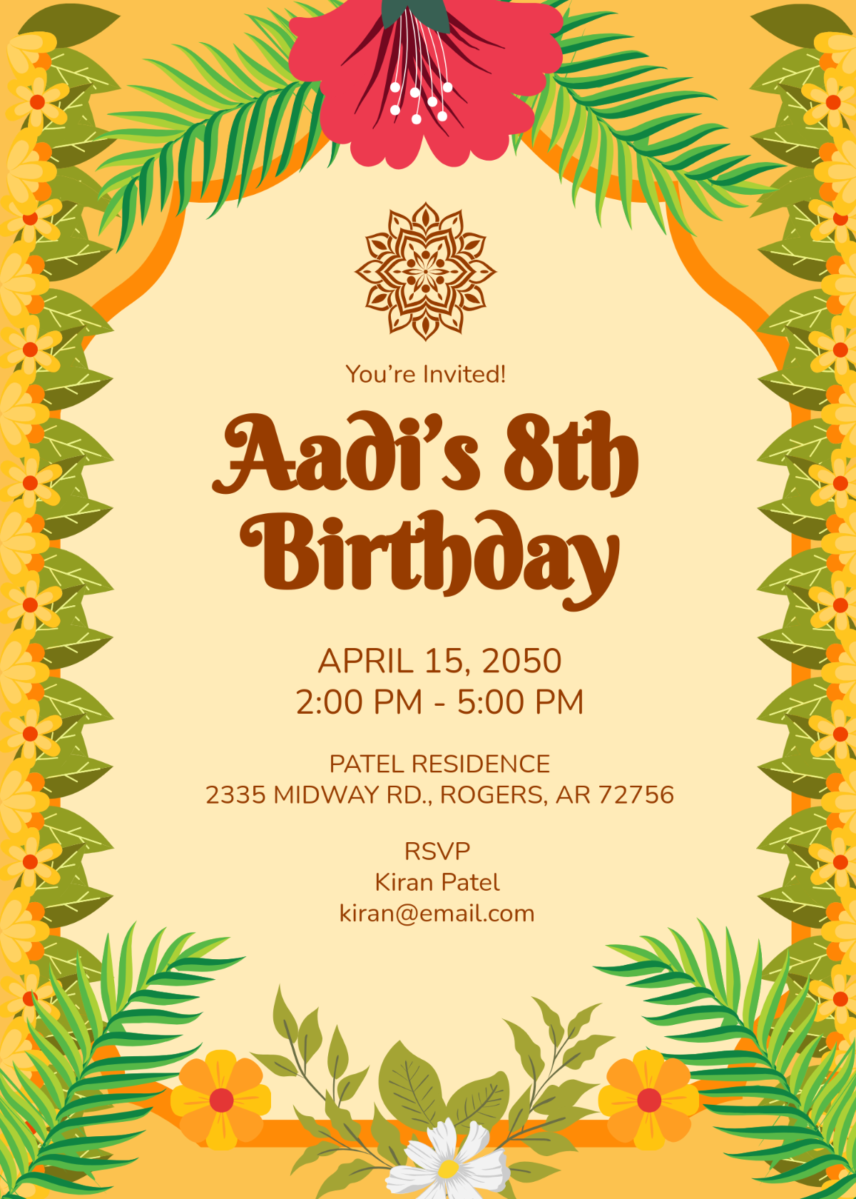 Free Moana Birthday Invitation Template To Edit Online