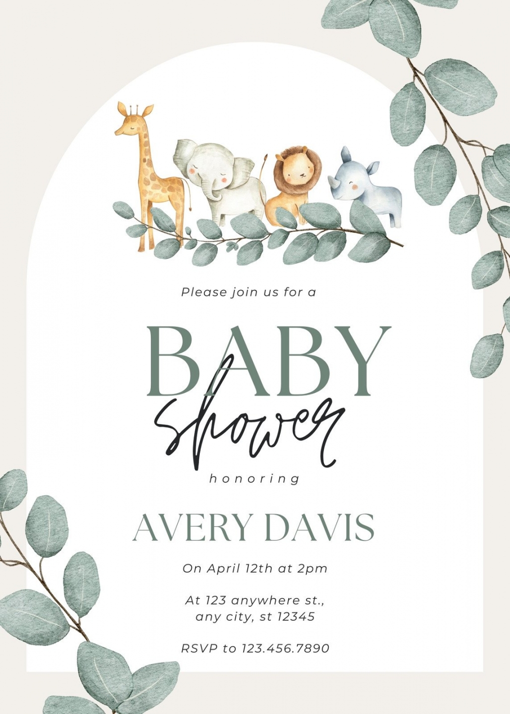 Free Printable Baby Shower Invitations FREE Printable HQ