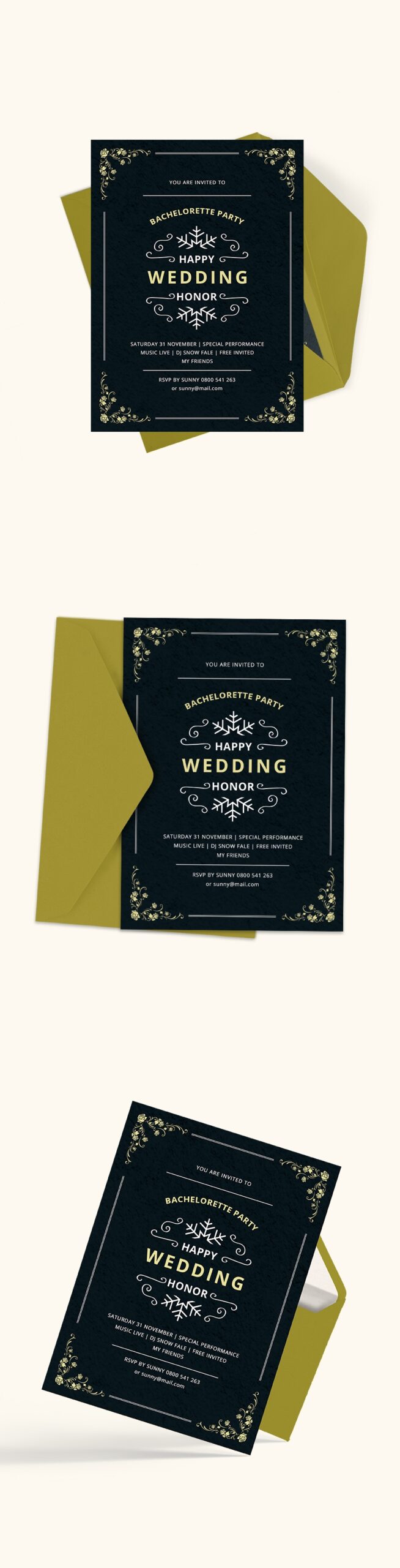 Free Printable Bachelorette Party Invitation Template Illustrator 