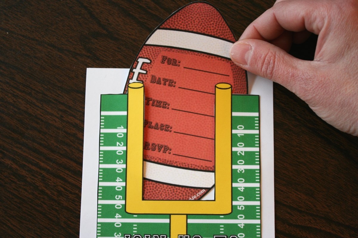 Free Printable Football Invitations Templates