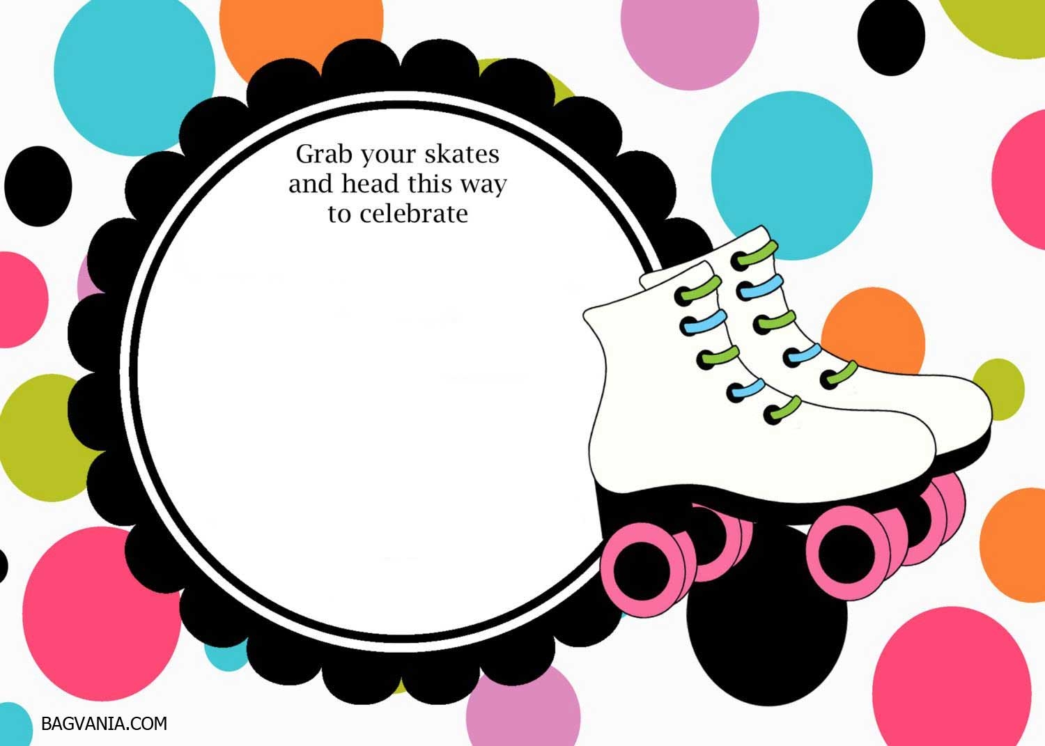 FREE Printable Ice Skating Birthday Invitations Template Bagvania 