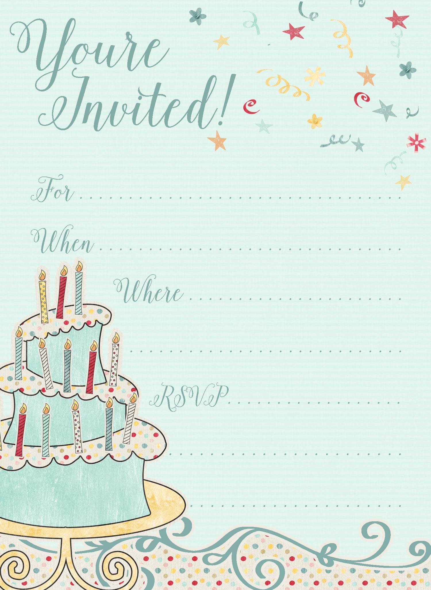 Free Printable Invitations Template Free Download And Print For You 