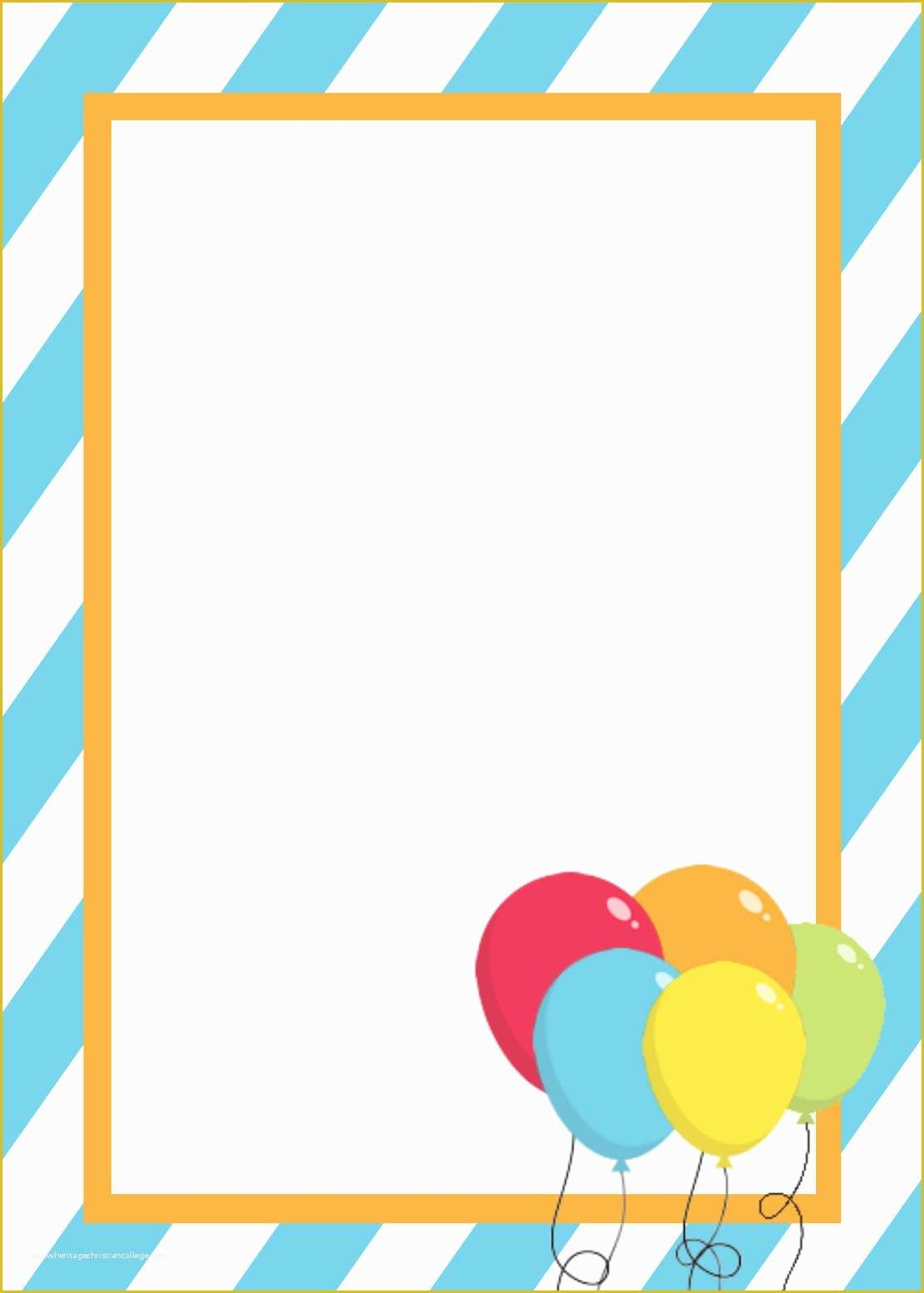 Free Printable Stationery Templates Of Free Printable Birthday 
