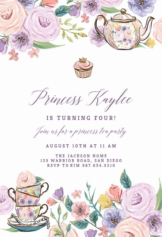 Free Printable Tea Party Invitations
