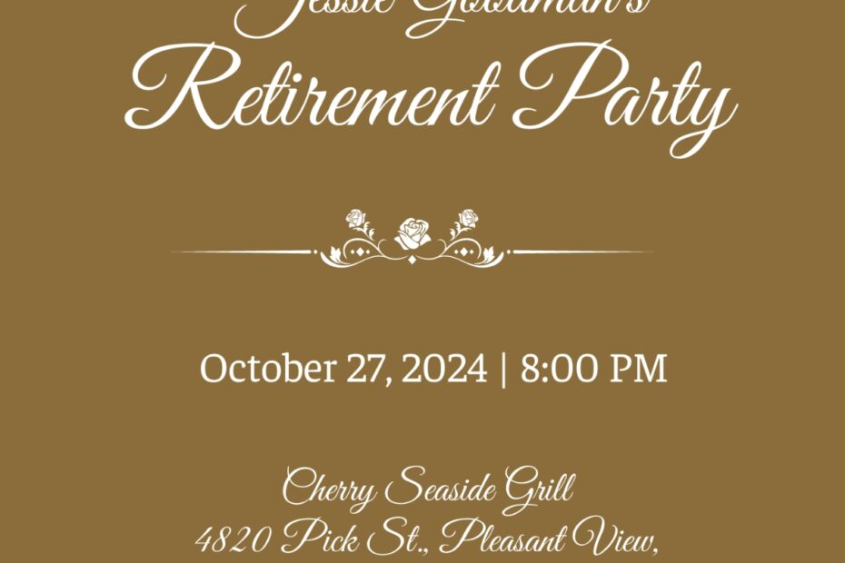 FREE Retirement Invitation Templates Edit Online Download