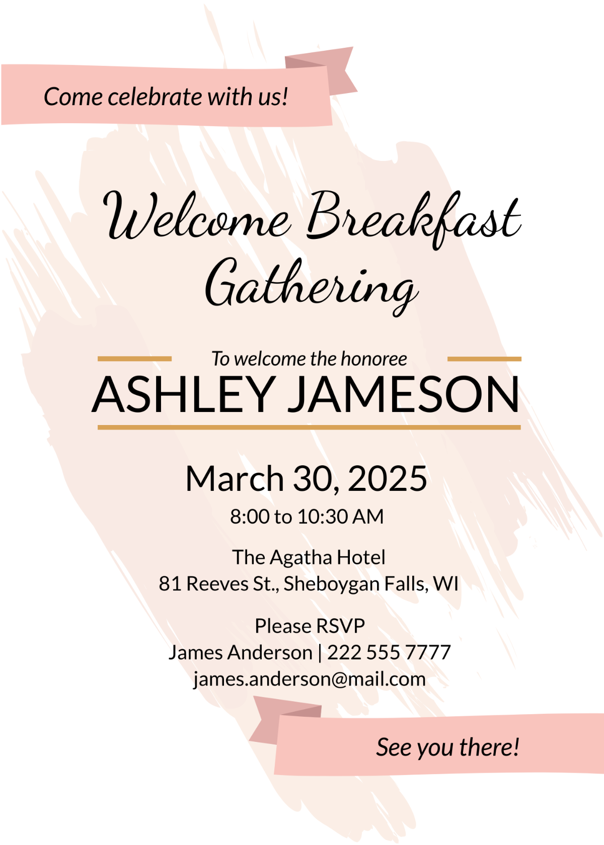 FREE RSVP Templates Examples Edit Online Download Template