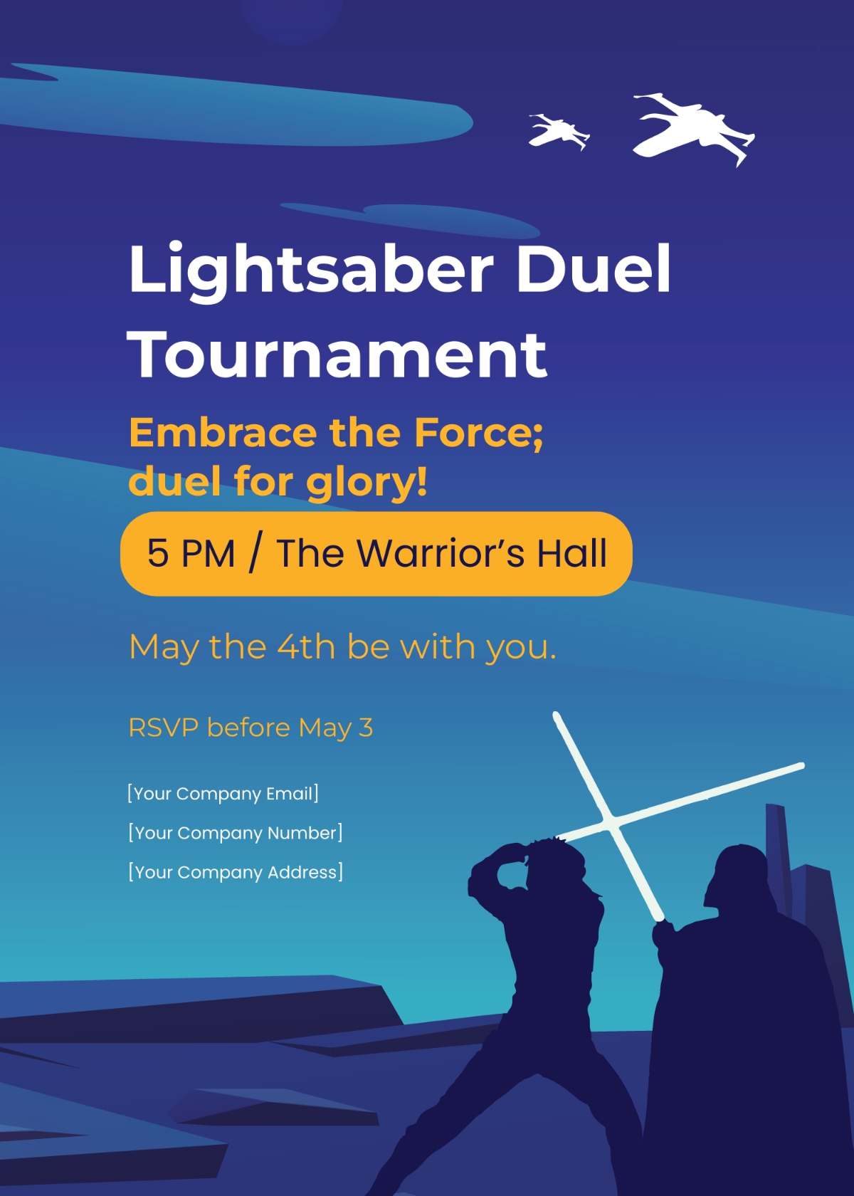 Free Star Wars Invitation Template To Edit Online