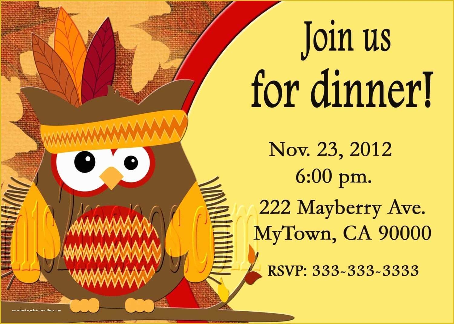 Free Thanksgiving Invitation Templates Of 18 Sample Thanksgiving 