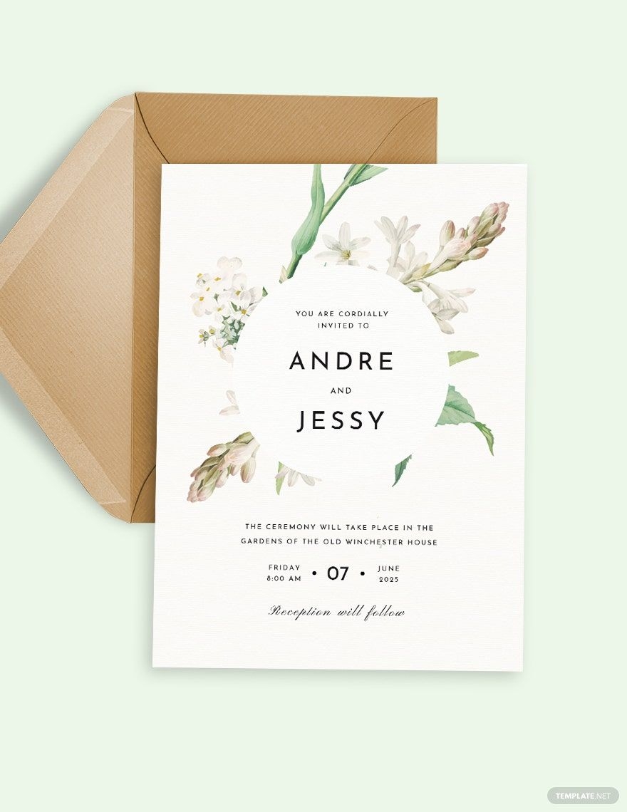 FREE Wedding Invitation Template Download Word Google Docs PDF 