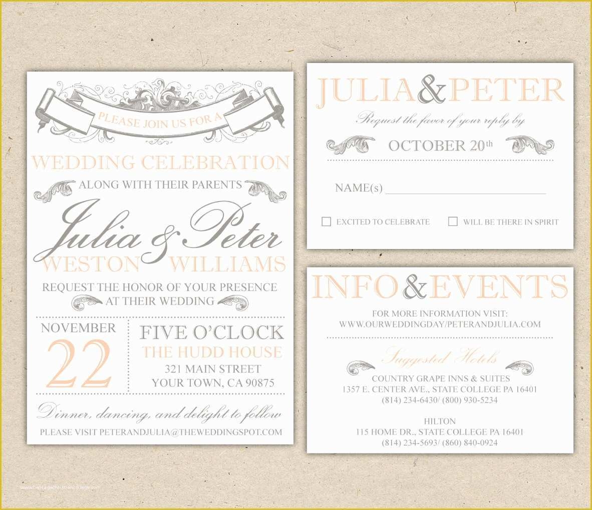 Free Wedding Invitation Templates Of Free Wedding Invite Templates 