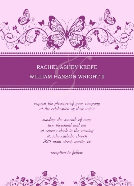 Free Wedding Invite Templates