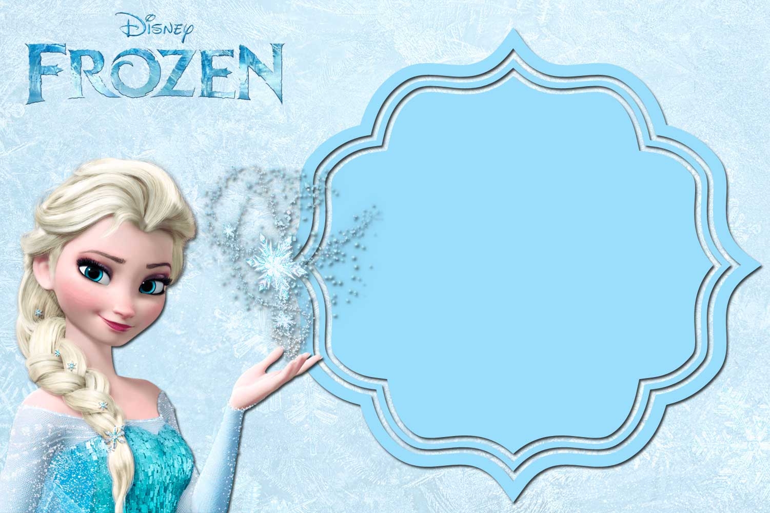 Frozen Invitation Template Free Download Selfieilike