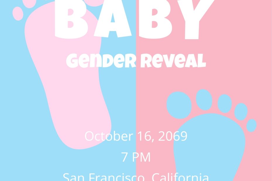 Gender Reveal Flyer Templates In PDF FREE Download Template