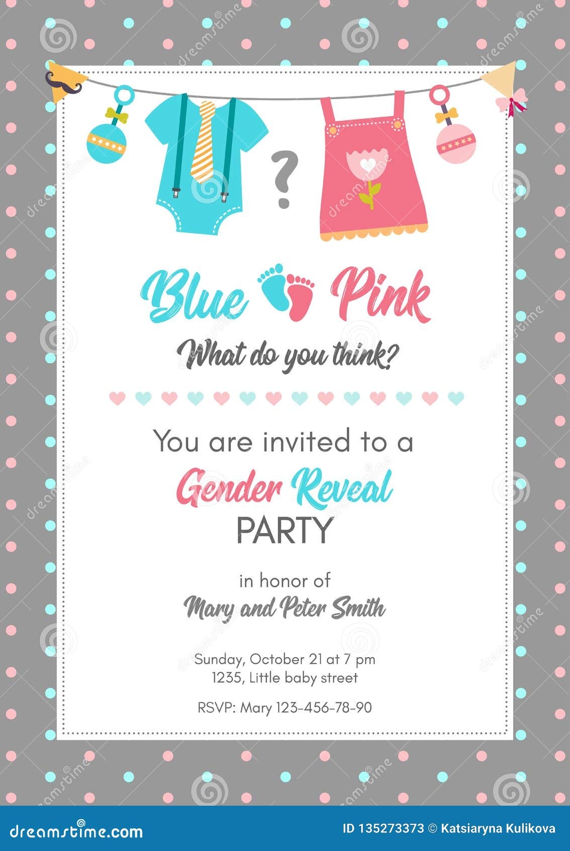 Gender Reveal Invitation Templates Invitation World Gender Reveal The 