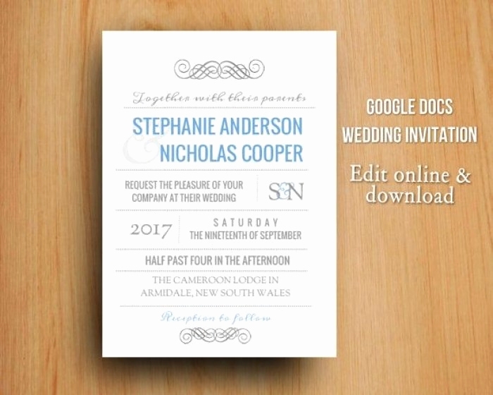 Google Docs Invitation Template Collegio Sanlorenzo Template